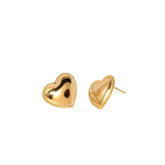 Grace heart earrings